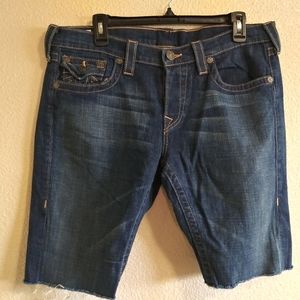 True Religion jean shorts 32